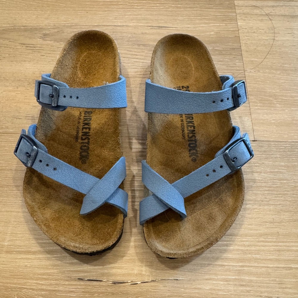 Birkenstock Kids Light Blue Double Strap Sandals
